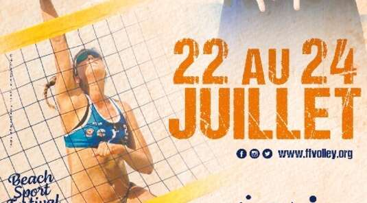 Finale des championnats de France de beach volley à St-Laurent